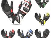 MZB RaceTech Long Motorcycle Race Cowhide Leather Gloves with Aramid Protection