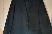 Mens Navy Pinstripe Blazer / Suit Jacket