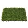 Artificial Grass Tiles 11 pcs Green 30x30 cm Image 2