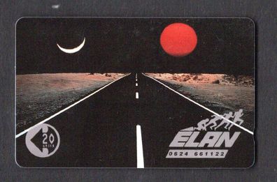 1990 Isle of Man 20 unit Manx Telecom Elan The Overnight Delivery System (GPT) Call Card used