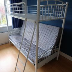 bunk bed with double bed futon