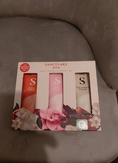 Sanctuary hand cream trio