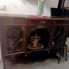 Dark wood sideboard