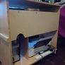 COMPUTER DESK, on casters, with pull-out keyboard shelf. - STILL AVAILABLE 28/06/2026 Image 3