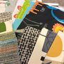 fabric from fabric books and colour cards Image 7