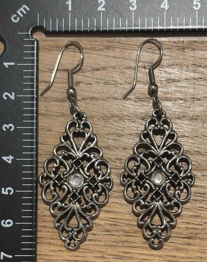 Vintage Scroll Earrings