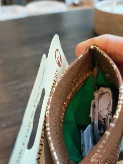 leather purse