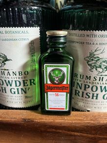 Jagermeister empty mini bottle