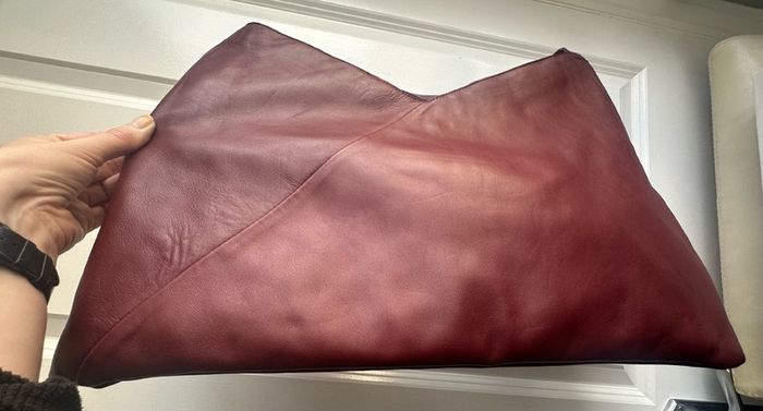 Burgundy leather bag from Muubaa