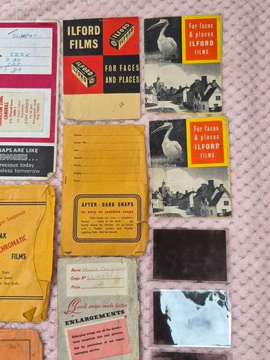 Vintage Photographic negative Strips