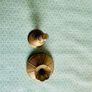 Brass Miniature Lamp Large Shade Image 3