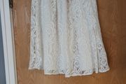 Monsoon Ivory  Skirt. S.10   B.N.W.T.