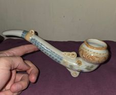 Vintage USSR Porcelain Smoking Pipe