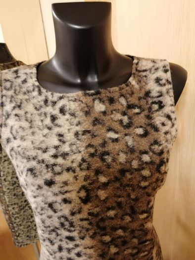 Women's Dress Leopard Print Wool Size 14