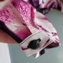 DANA BUCHMAN fuschia mix layered top Sz S (Fit 8-10UK) Image 3