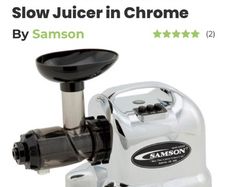 Slow juicer