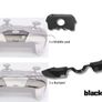 Xbox One Elite Controller LB RB Bumper Guide Surround Black Image 2