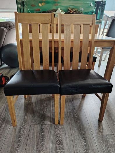 Solid wood table & chairs