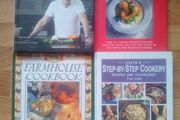 Collection of 4 Cook / Recipe/ Chef Books - Gordon Ramsay, MasterChef, Farmhouse, Leith
