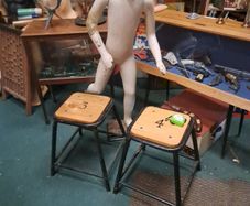 Vintage Industrial Stools