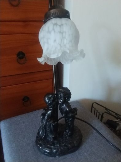 Bronze style table lamp