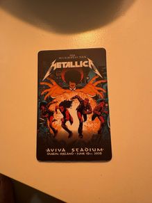 Metallica Fan Card Dublin