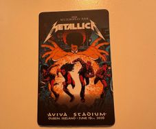 Metallica Fan Card Dublin