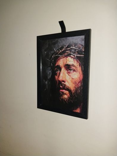 "Jesus Sacrifice For US All" A4 Framed