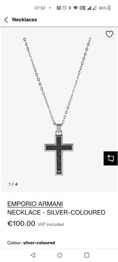 Emporio Armani Cross Chain