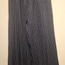 Navy Pinstripe Wide-Leg Culottes with Tie Belt Image 4