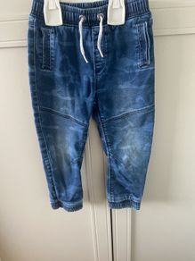 Elasticated waist and cuff Jeans 2-3 years