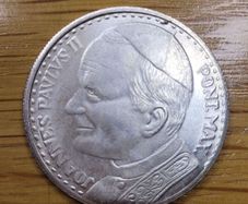 John Paul 2nd Czestochowa Poland Italy Coin Medal