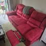 3 seater recliner, breaks up into 3 segments for transportation Image 2