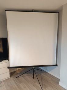 projector screen with stand