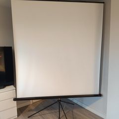 projector screen with stand