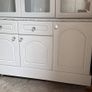 Large White Painted Display Cabinet / Dresser Image 4
