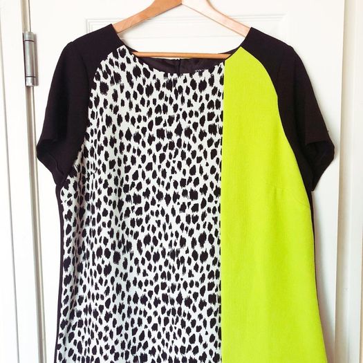 Leopard print dress UK18