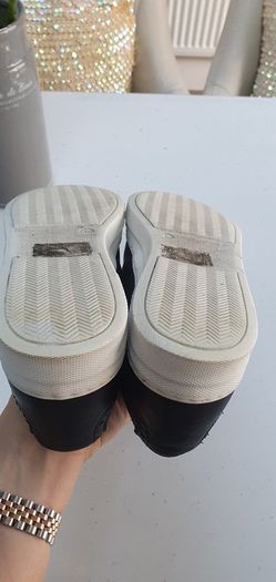 DUNE leather tassel brogue slip-ons Sz 40 (7-7.5UK)