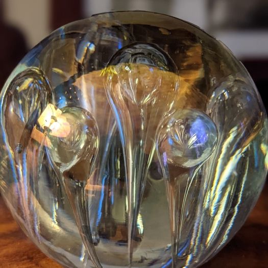 Glass paperweight