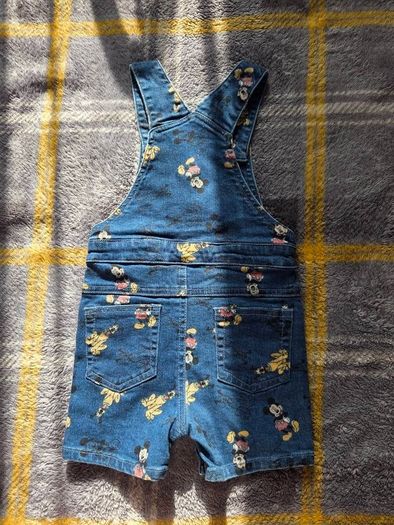 9-12m, Mickey Mouse Dungarees
