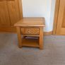 Oak Side Table / Lamp table Image 2