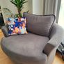 corner sofa amd swirl chair Image 6