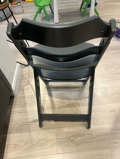 Safety 1st Timba Wooden Highchair- Grey and Super Soft & Padded High Chair Insert