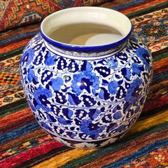 Handmade and Hand Painted Large Ceramic Planter or Pot| Warehouse Clearance | Massive Discount | Bargain prices