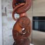 Mauri Teko Teko kauri wood sculpture Image 8