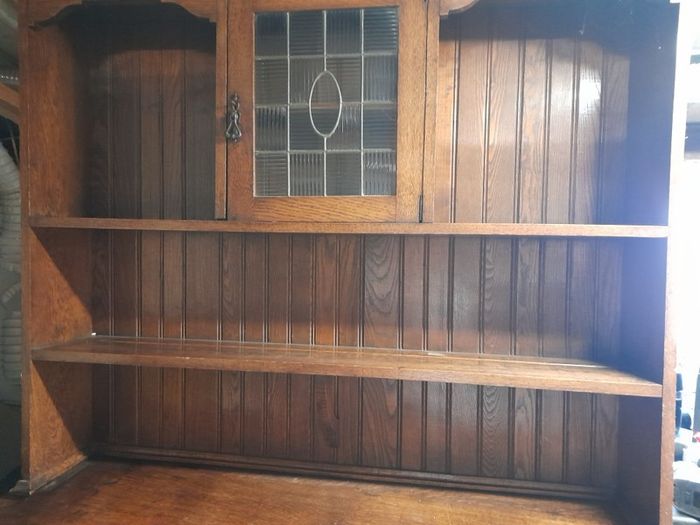 Antique Solid Oak Dresser/bookcase