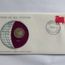 Mexico 1979 Coin Stamp cover BUNC Cuauhtemoc Image 2