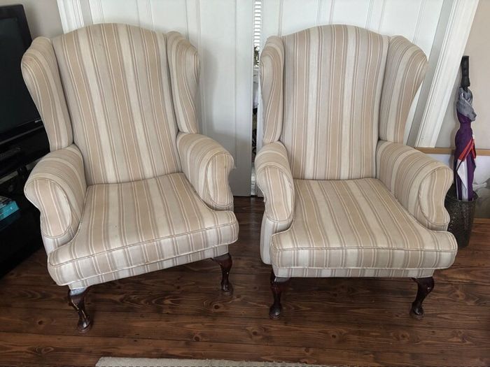 Wingback chairs