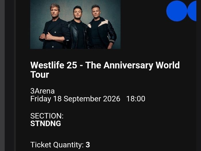 Westlife standing Friday