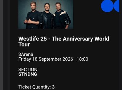 Westlife standing Friday